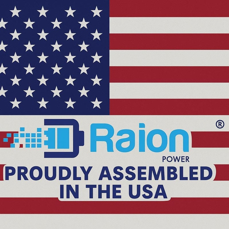 Raion Power بطارية كارتريدج مغلقة من الرصاص الحمضي (SLA/AGM) بجهد 24 فولت وسعة 9Ah - تفريغ عالي - وقت تشغيل ممتد - بديل متوافق لـ APC UPS BR1300G، BR1500G، BX1500G، BX1500M، و SMC1000-2UC - Image 4
